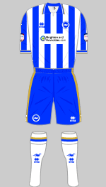 brighton & hove albion 2012-13 home kit