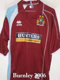 burnley 2006 shirt