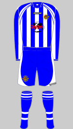 chester city home kit 2008-09