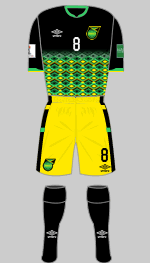 jamaica 2019 WWC 2nd kit