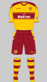 motherwell fc 2017-18 1st kit