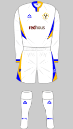 shrewsbury town 2007-08 away kit