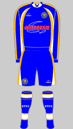 shrewsbury town home kit 2008-09