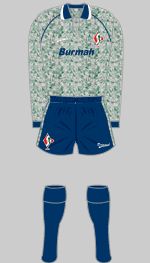 swindon town 1992-93 away kit