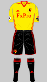 watford fc 2017-18 1st kit