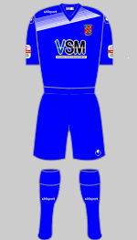 bangor city 2016-17 1st kit