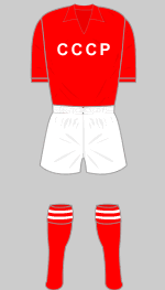 soviet union 1964 european nations cup final kit