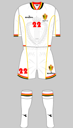 belgium 1998 world cup white kit